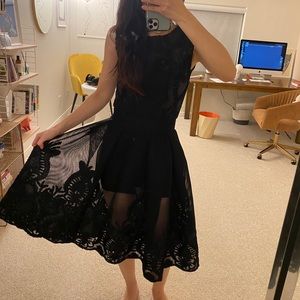 Maje (1) black party dress